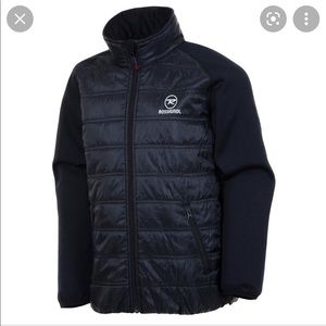 Rossignol boys size 10 quilted zip up jacket NWOTS